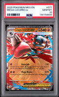 MEGA LUCARIO ex PSA 10 — front