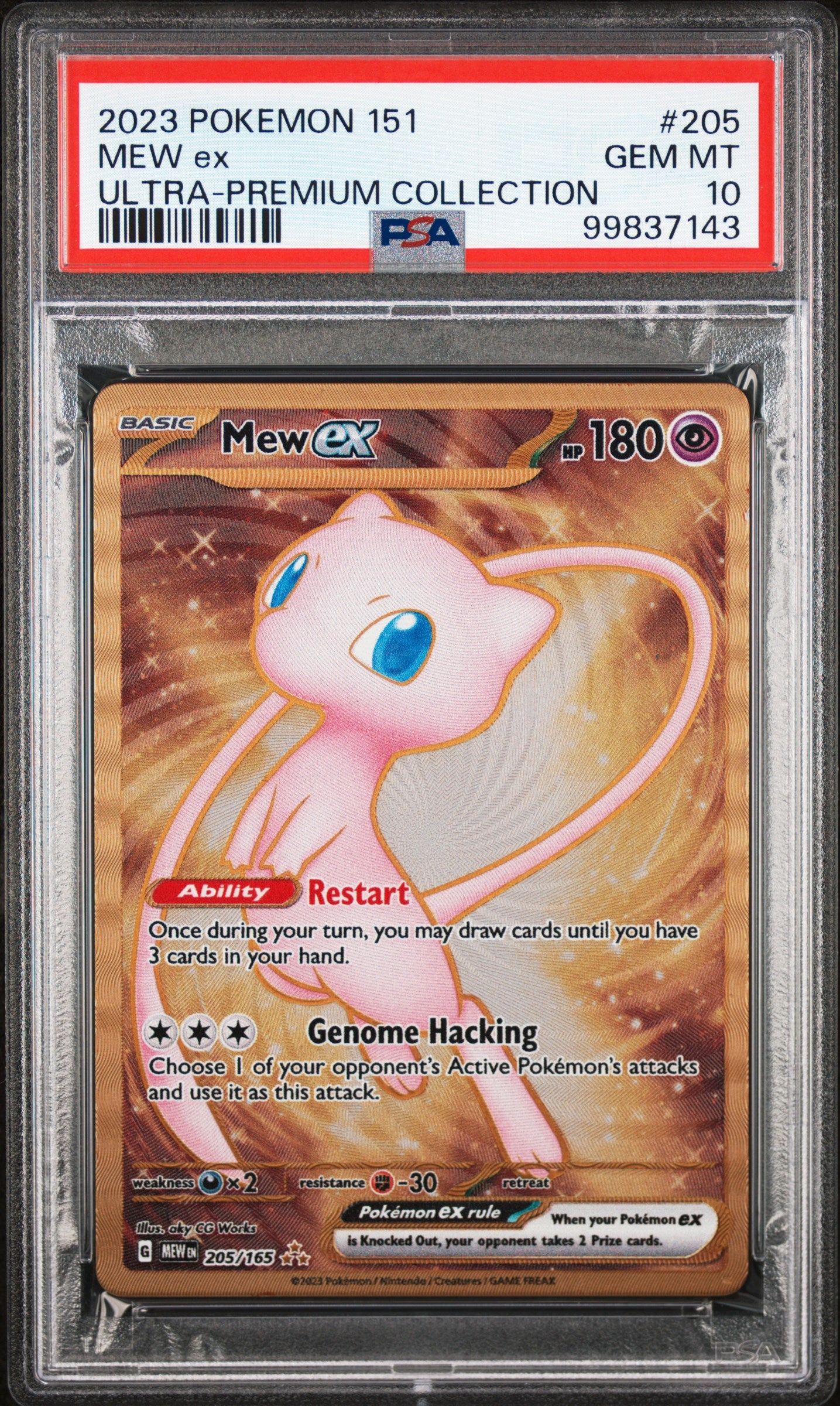 MEW ex PSA 10 — front