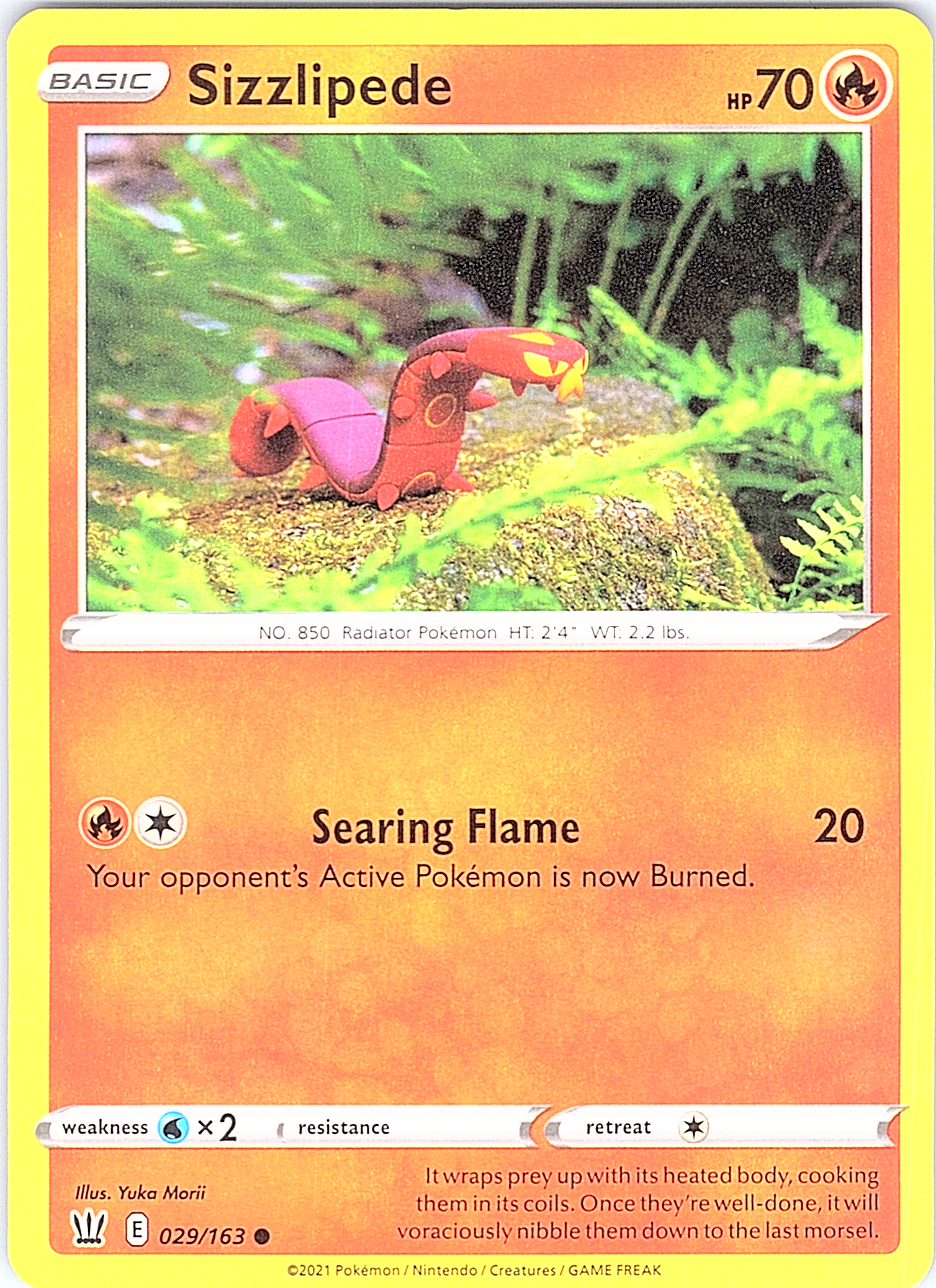 Sizzlipede #029/163 — Vivid Voltage