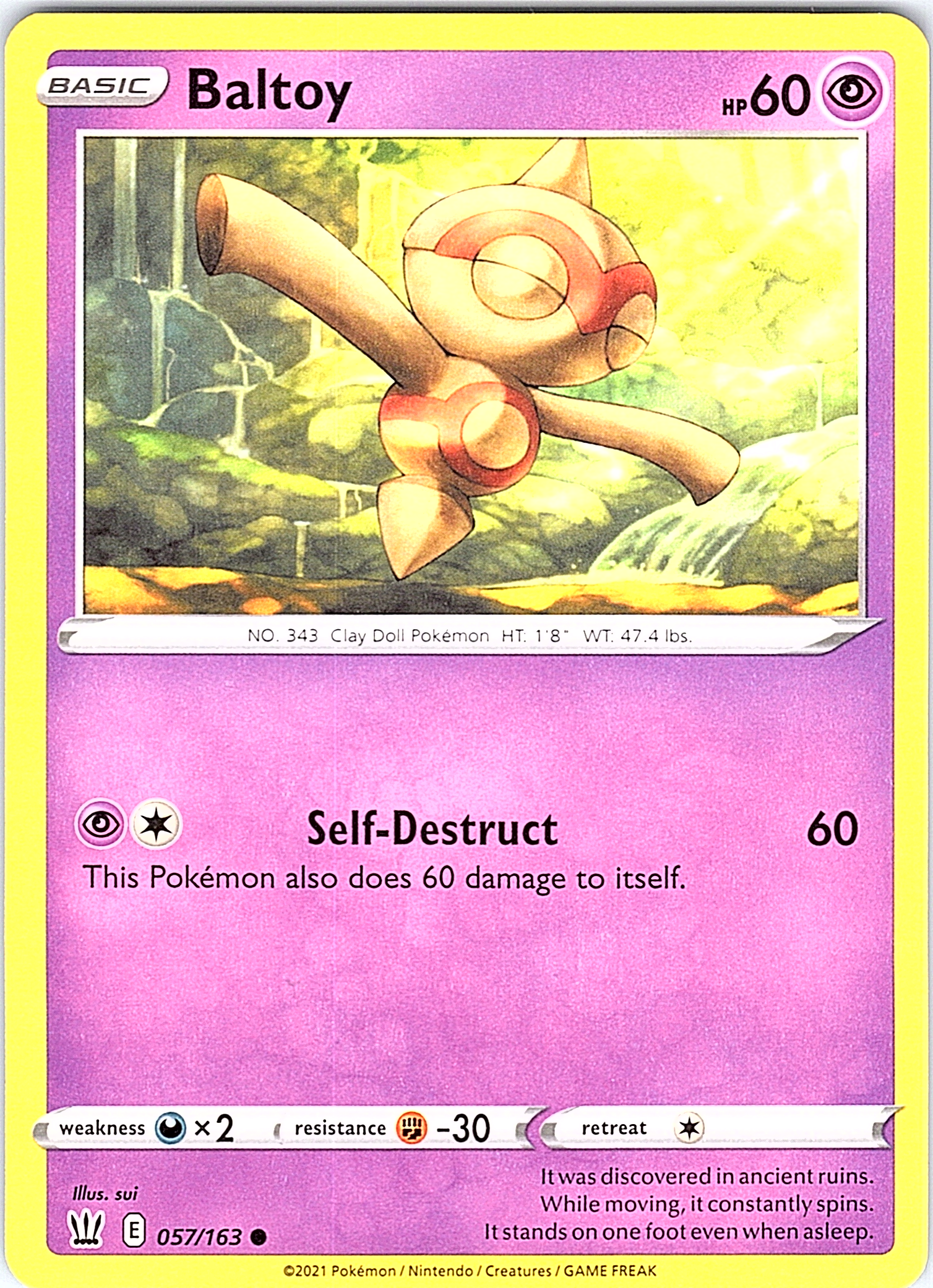 Baltoy #057/163 — Battle Styles
