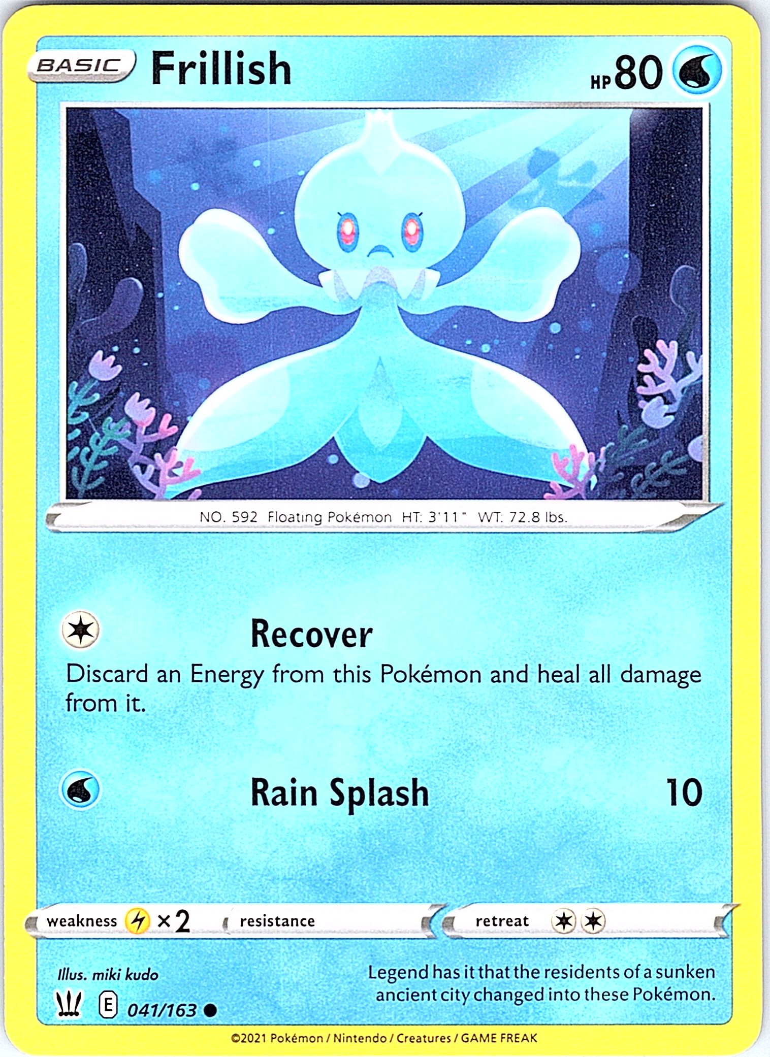 Frillish #041/163 — Battle Styles