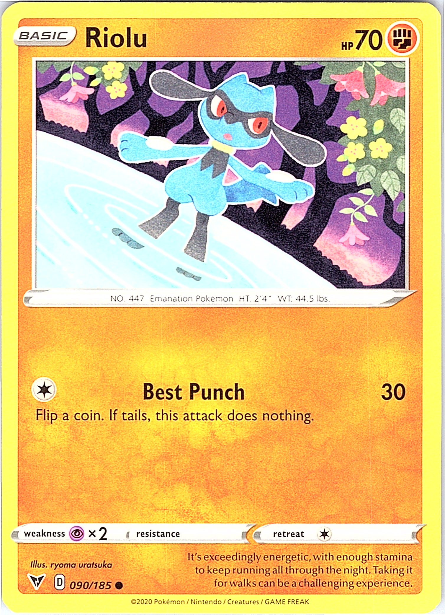 Riolu #090/185 — Vivid Voltage