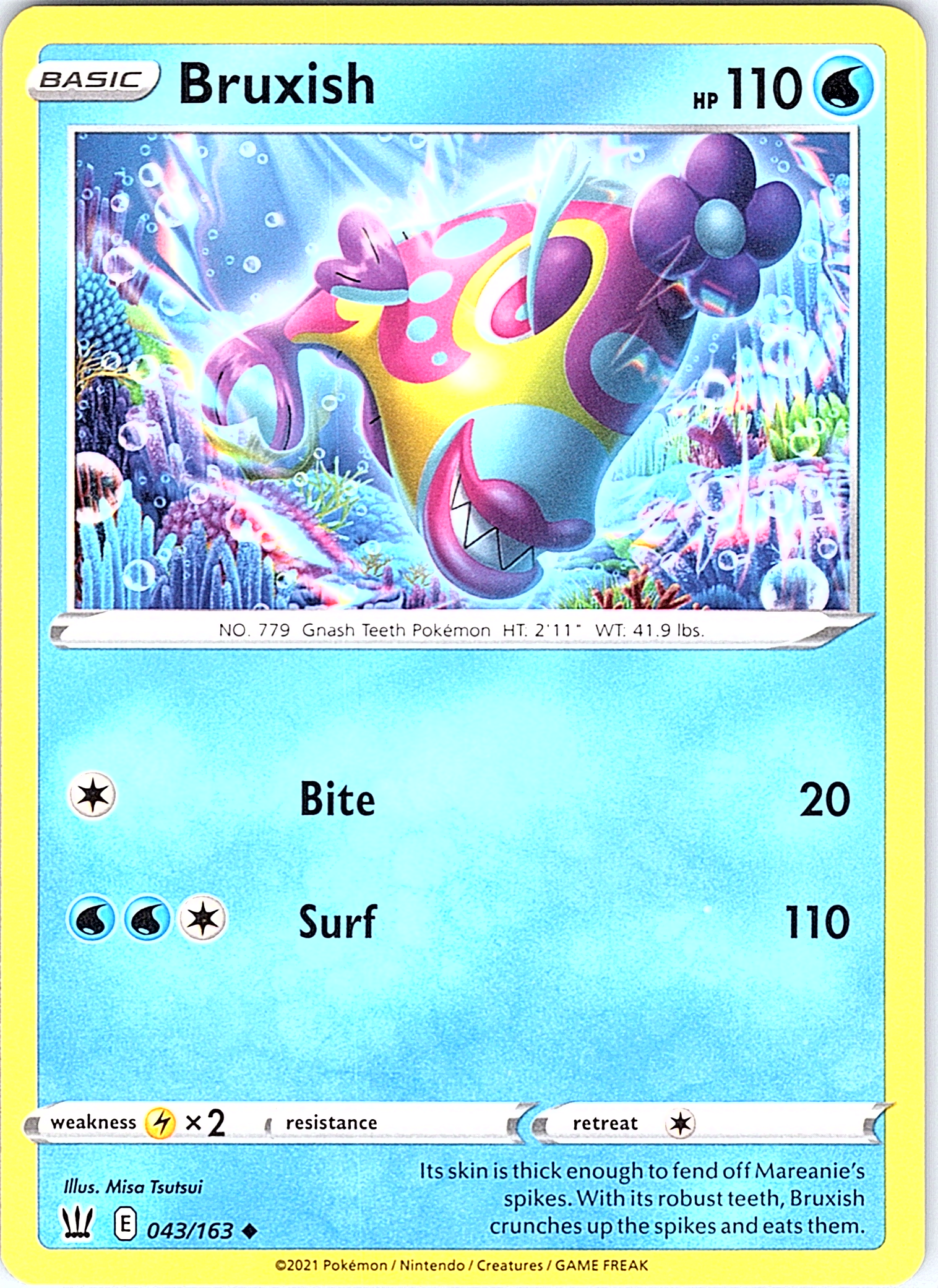 Bruxish #043/163 — Battle Styles