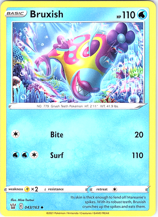 Bruxish #043/163 — Battle Styles