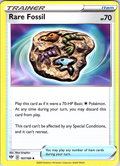 Rare Fossil #167/189 — Sword & Shield