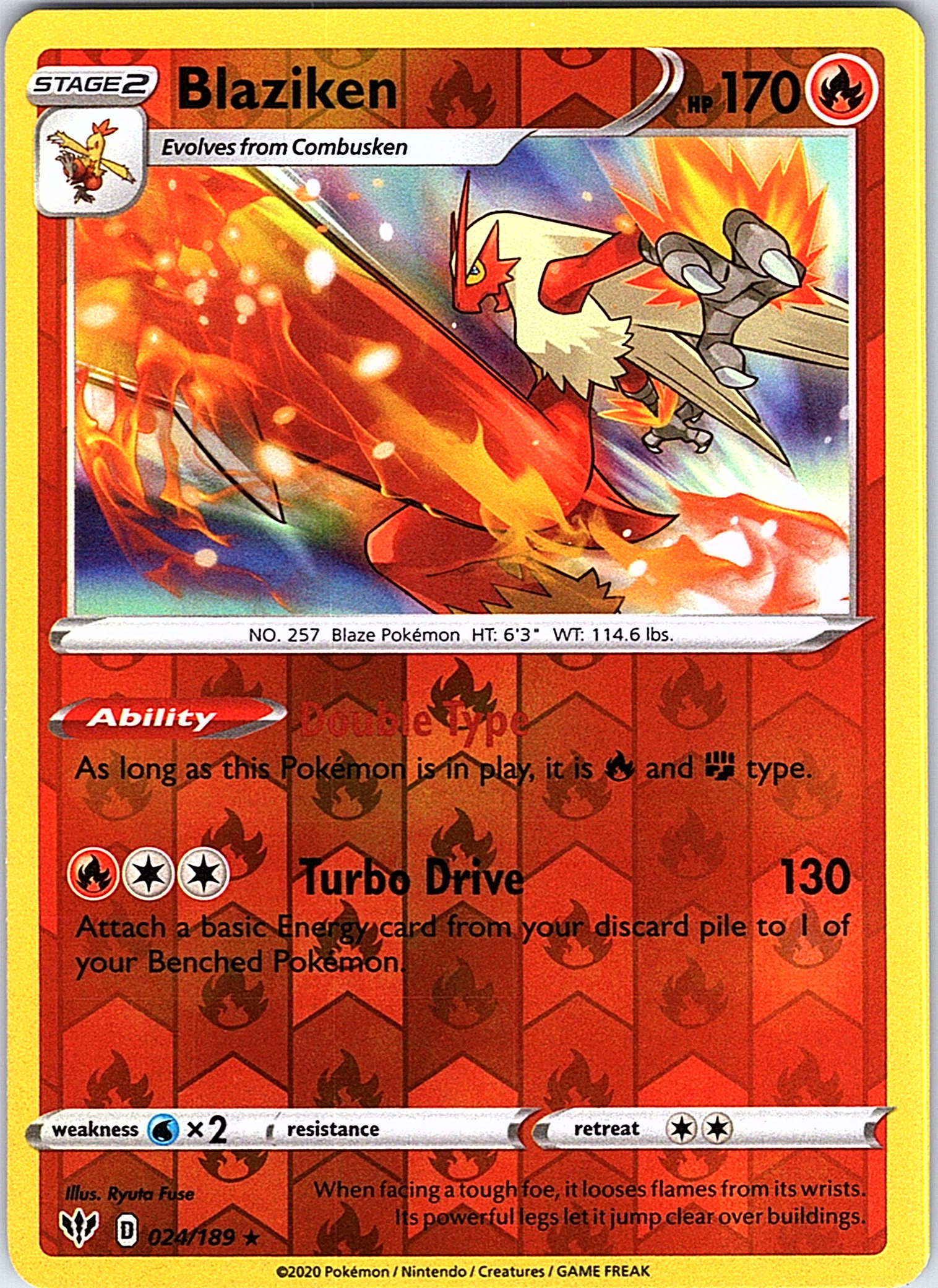 Blaziken #024/189 — Vivid Voltage