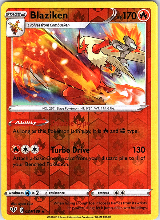 Blaziken #024/189 — Vivid Voltage