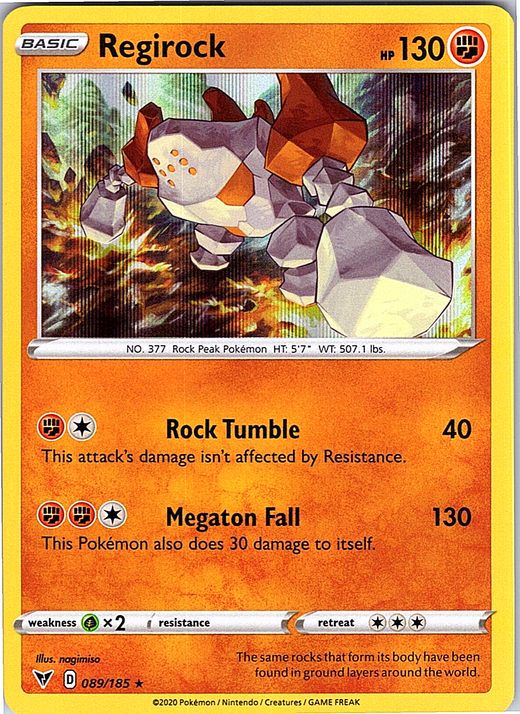 Regirock #089/185 — Vivid Voltage