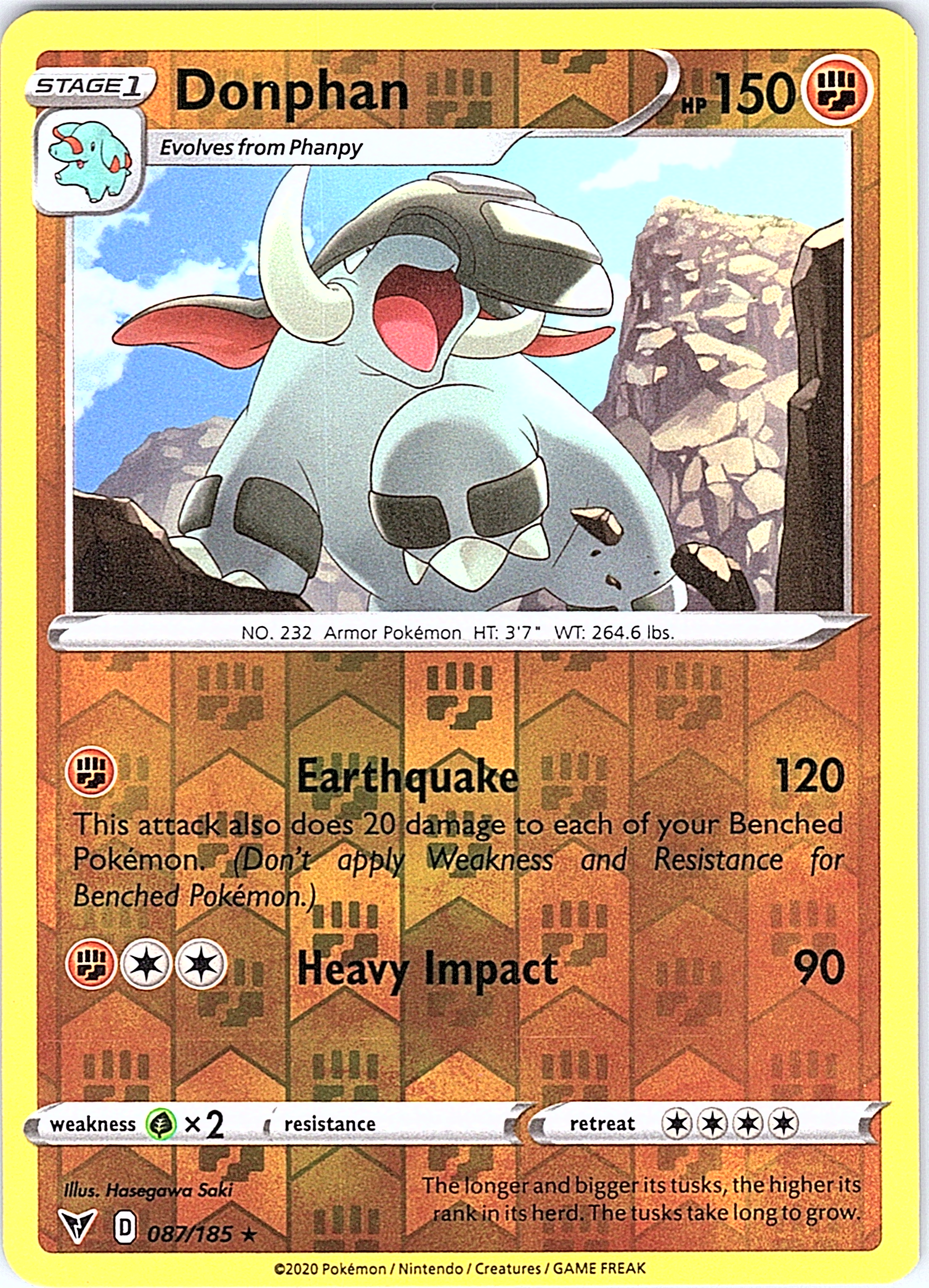 Donphan #087/185 — Vivid Voltage