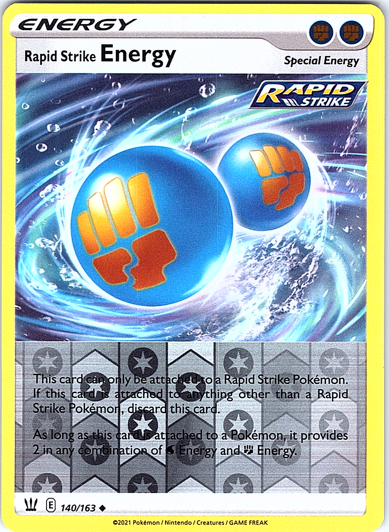 Rapid Strike Energy #140/163 — Battle Styles
