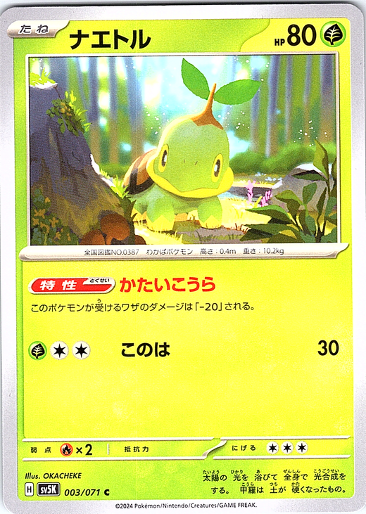 Turtwig #003/071 — Pokémon Card 151 (Japanese)